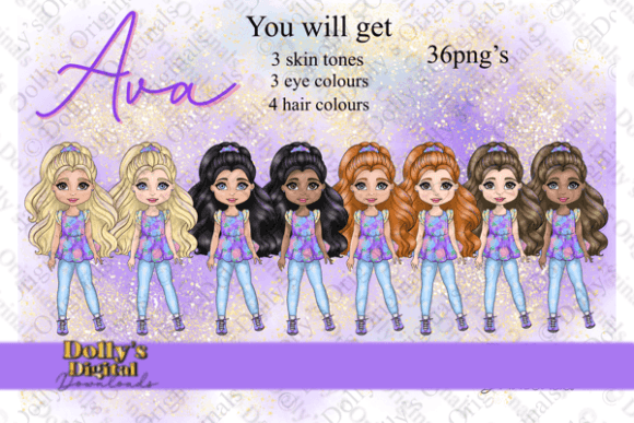 Download Cute Fashion Doll Ava Pretty Girl - Fashion doll Collection