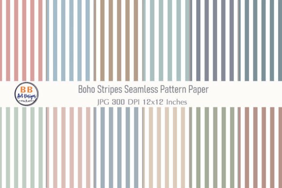 Download Boho Stripes Pattern Background Paper - Premium Bundle