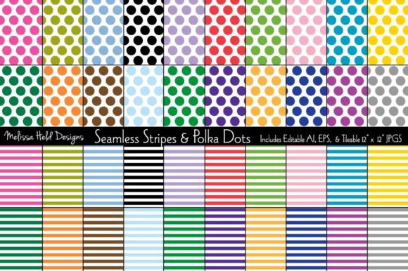 Download Seamless Stripes and Polka Dots - Stripes Collection