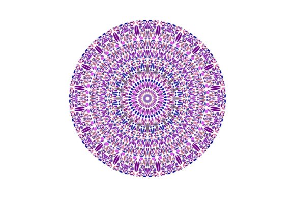 Download Round Circular Gemstone Pattern Mandala - Gemstone pattern Collection